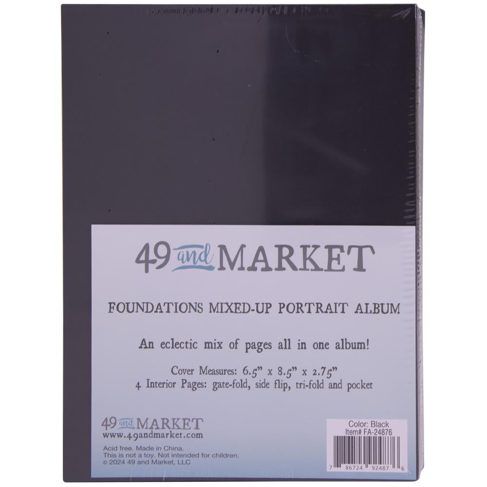 49 & Market Foundations Mixed Up Portrait Album - Black